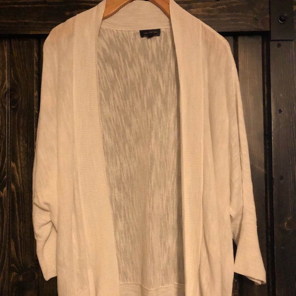 The Limited 3/4 sleeve dolman cardigan